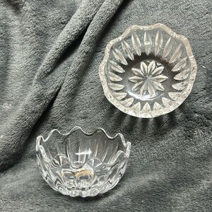 Zajecar Crystal Candy Dishes Set Of 2